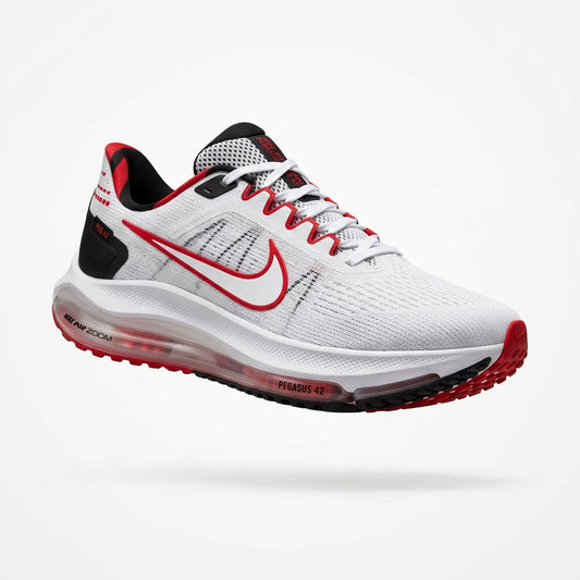 Nike Air Zoom Pegasus 42 running shoe with full-length curved Air Zoom unit